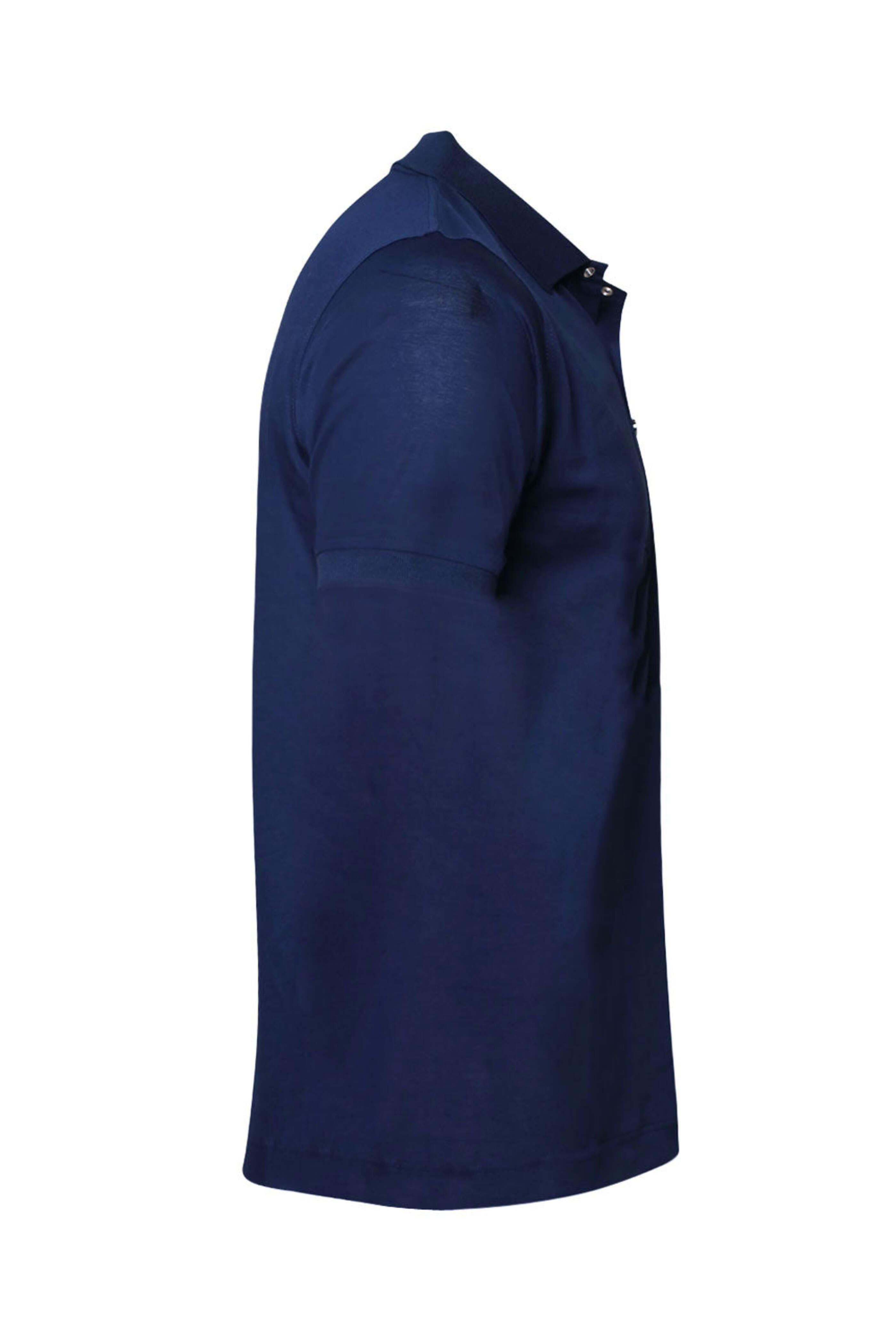 Tシャツ・カットソー Kiton SS25 Short-sleeved polo-zip (UMKX33Z60H01I DARK BLUE) Kiton Short-sleeved Polo-zip | italist