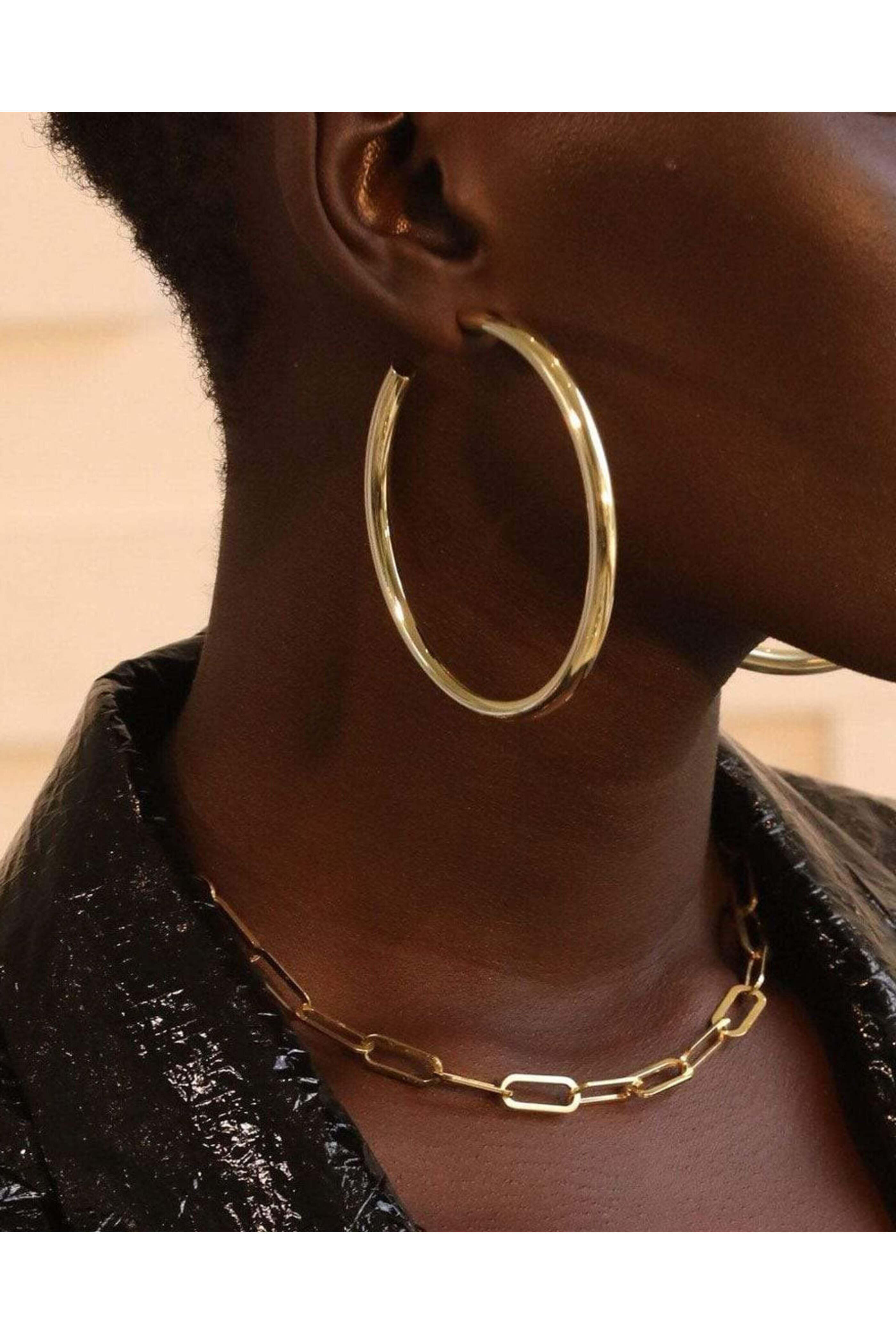 Jennifer Zeuner Jewelry - Lou Hoop Earrings