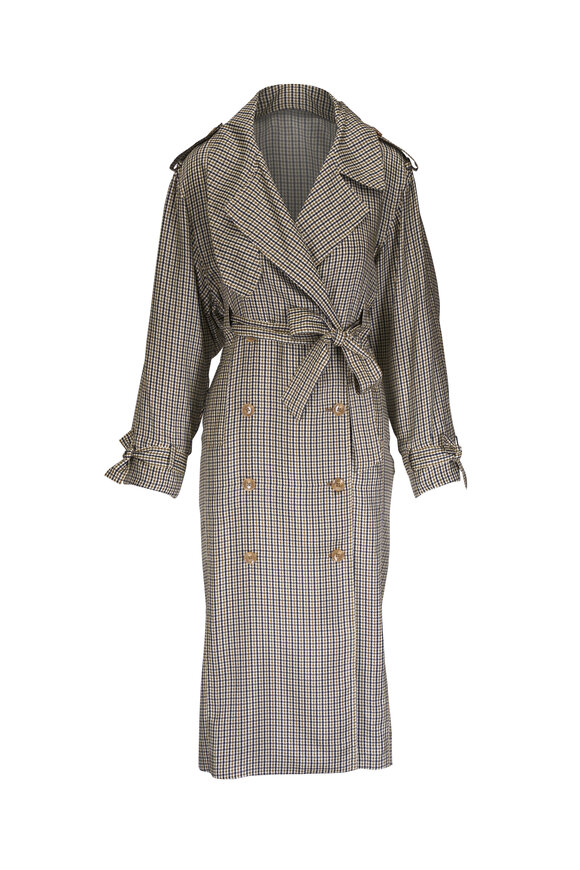 Dorothee Schumacher Checked Coolness Silk Jacket Dress