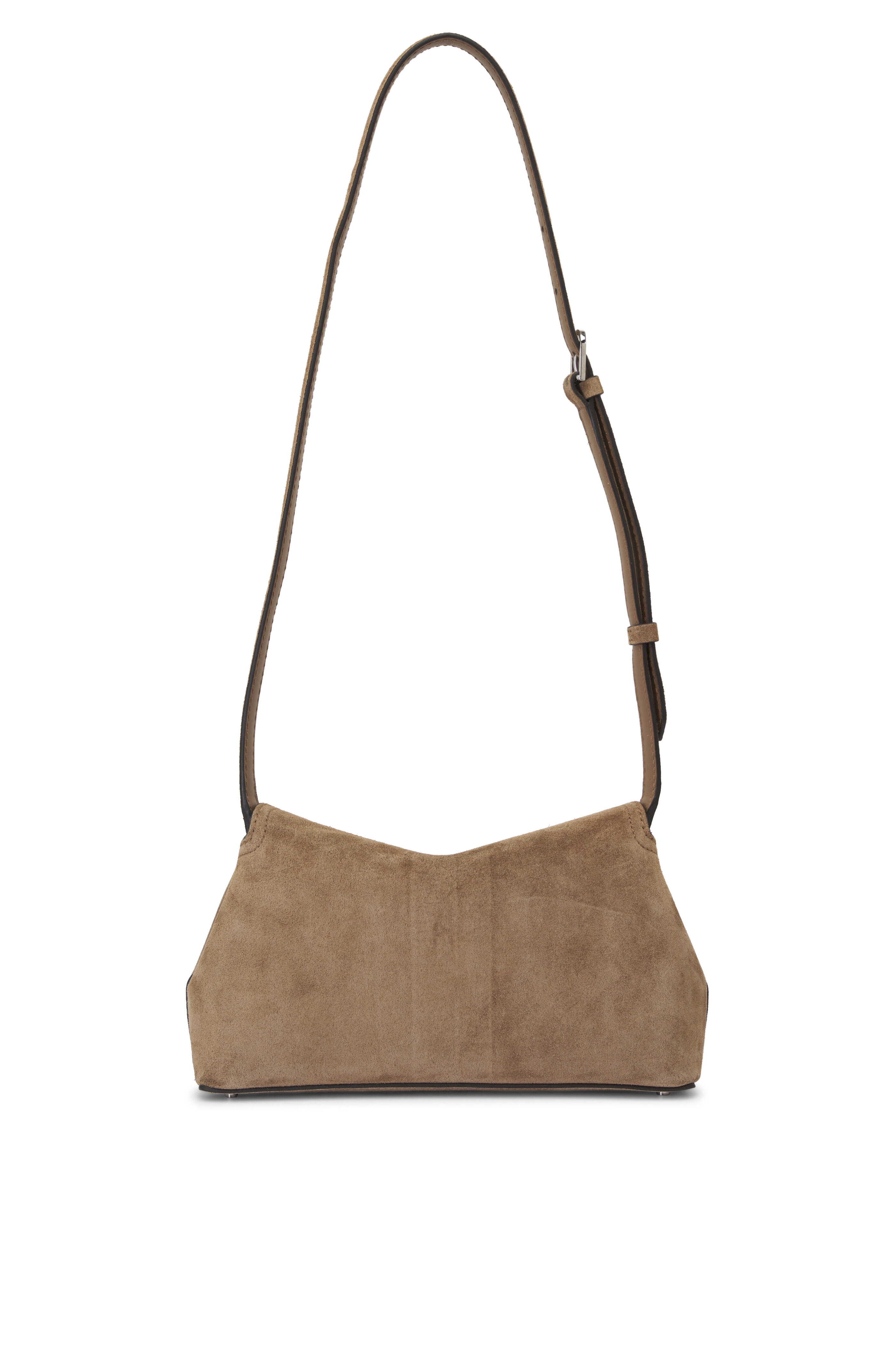 Totême - T-Lock Suede Clutch