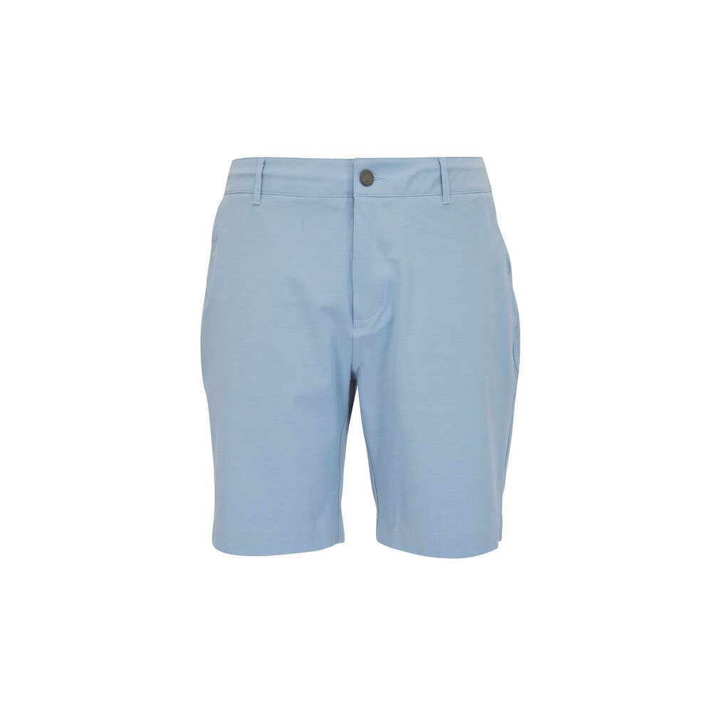 Faherty Brand - All Day™ Weathered Blue Belt Loop Shorts