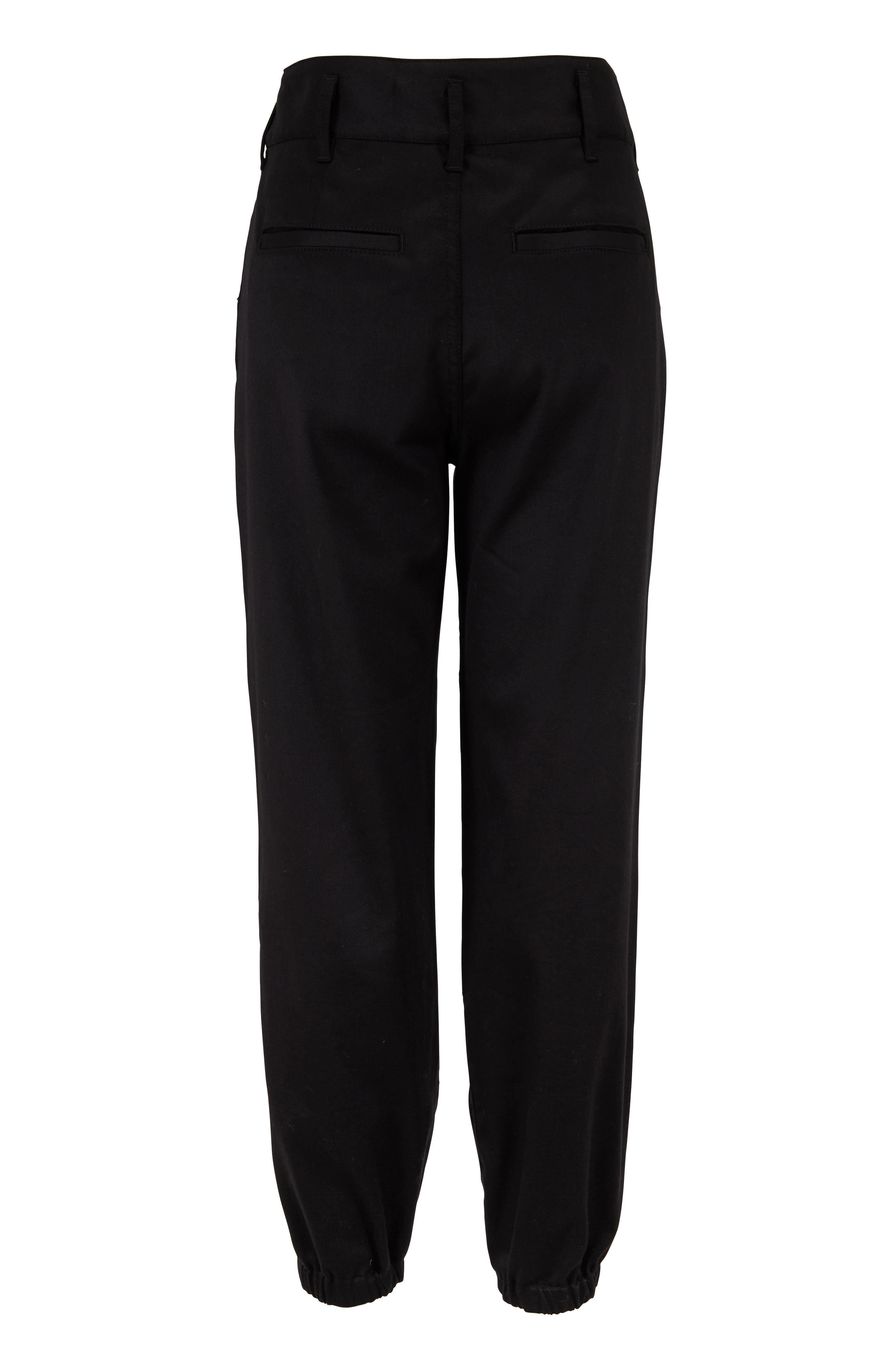 Nili Lotan - Black Stretch Cotton Military Pant