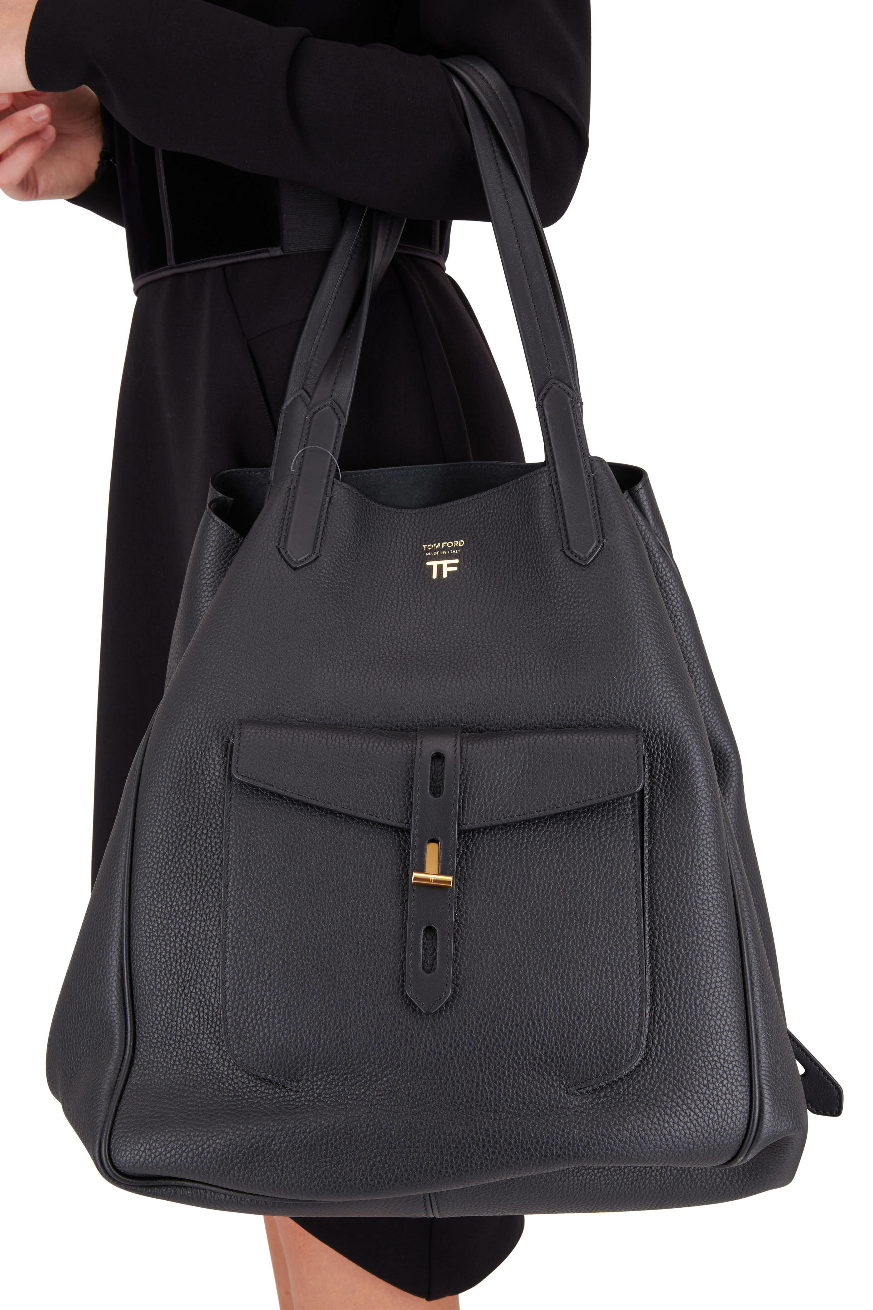 Tom Ford - Hollywood Twist Black Large Tote