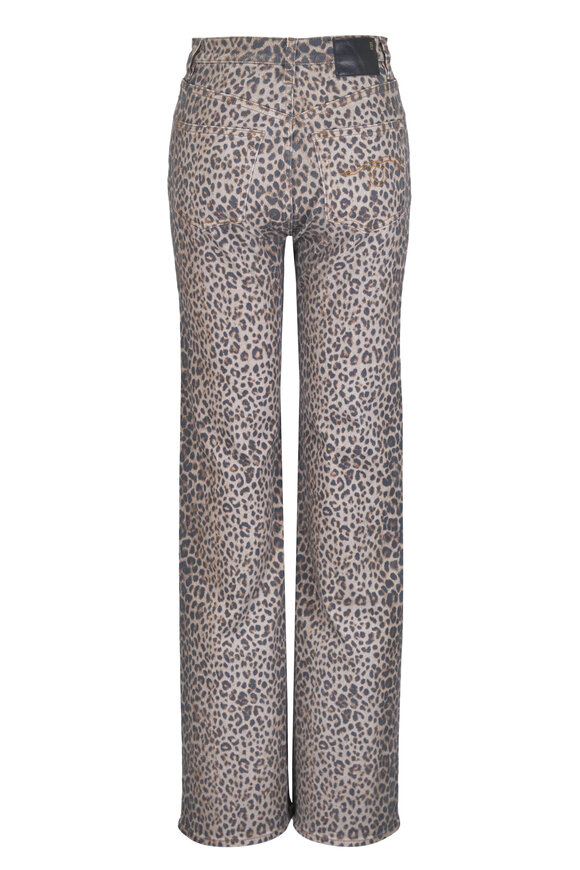 R13 Jane Brown Animal Print Jean - view 3