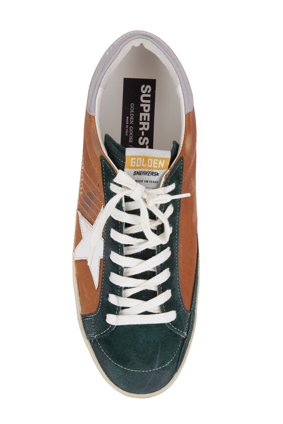 Golden Goose - Super-Star Brown Vintage Leather Low Top Sneaker