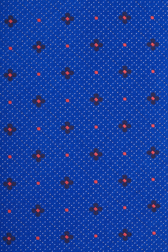 Dolce Punta - Blue Floral Silk Necktie | Mitchell Stores