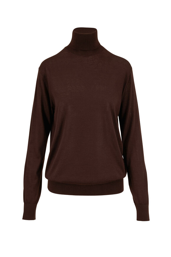 Dolce & Gabbana - Ebony Cashmere Turtleneck Sweater