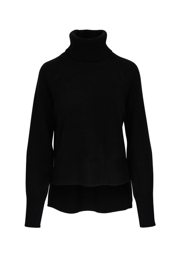 Veronica Beard - Lerato Black Cashmere Turtleneck Sweater