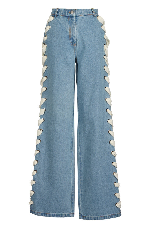 Aknvas Lyd Laced Denim Trousers