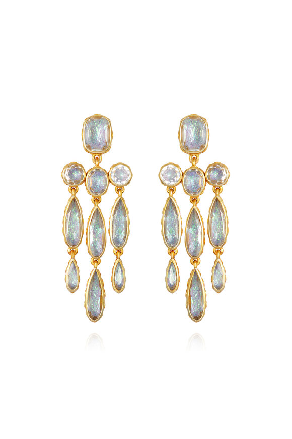 Larkspur & Hawk Catherine Bliss Iridescent Girandole Long Earrings
