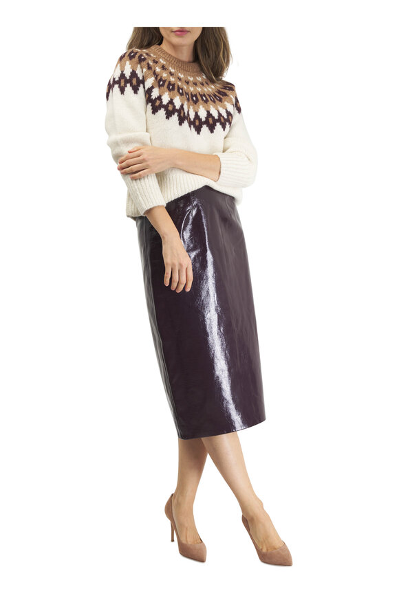 Veronica Beard - Holmes Plum Pencil Skirt