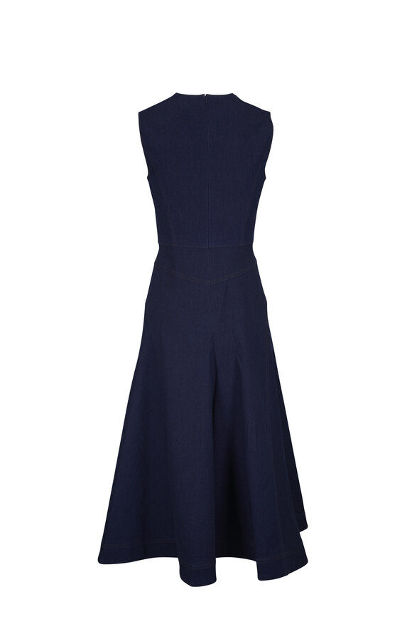 Veronica Beard - Karrigan Midnight Denim Midi Dress