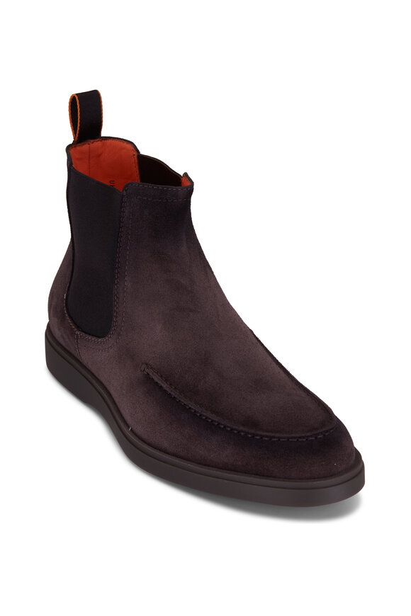 Trask Colton Brown Water Resistant Suede Chukka Boot