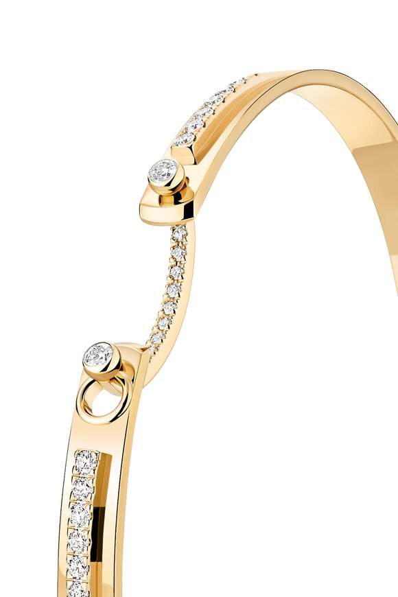 Nouvel Heritage - Diamond Tuxedo Bangle