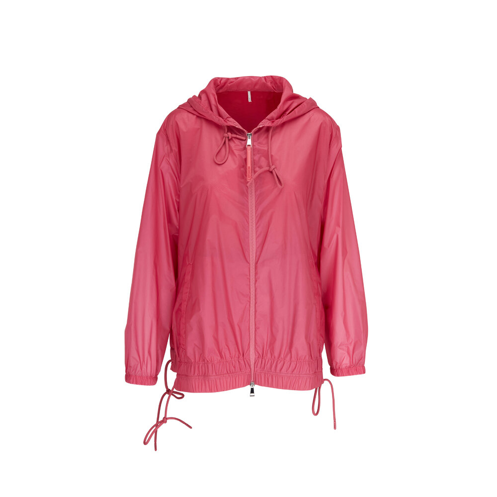 Moncler - Pointu Pink Hooded Shell Windbreaker | Mitchell Stores
