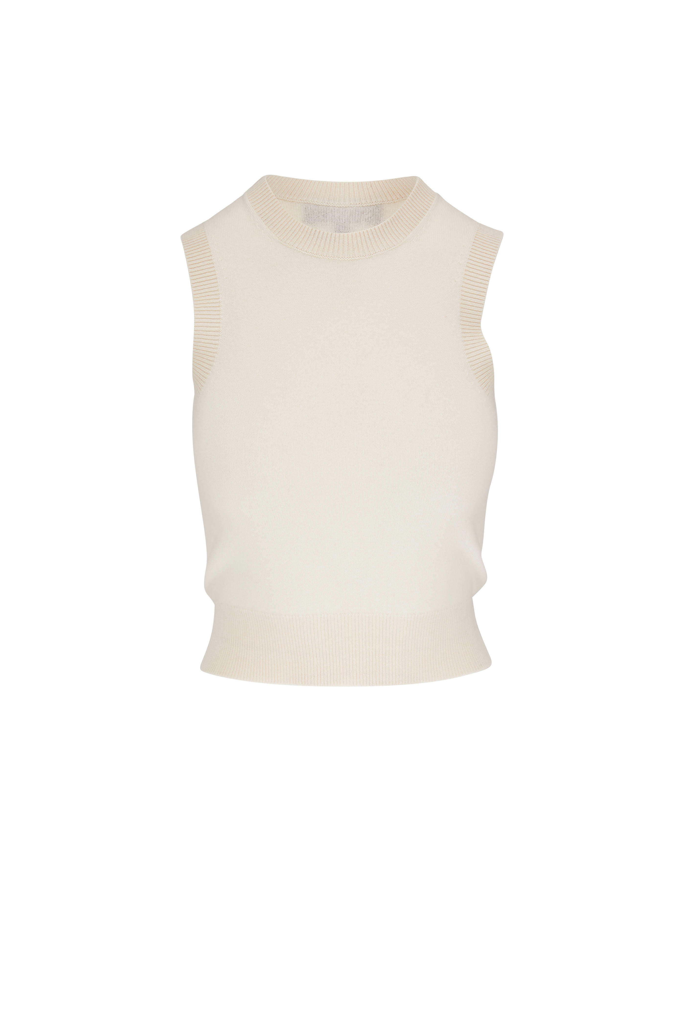 Nili Lotan - May Ecru Sweater Tank | Mitchell Stores