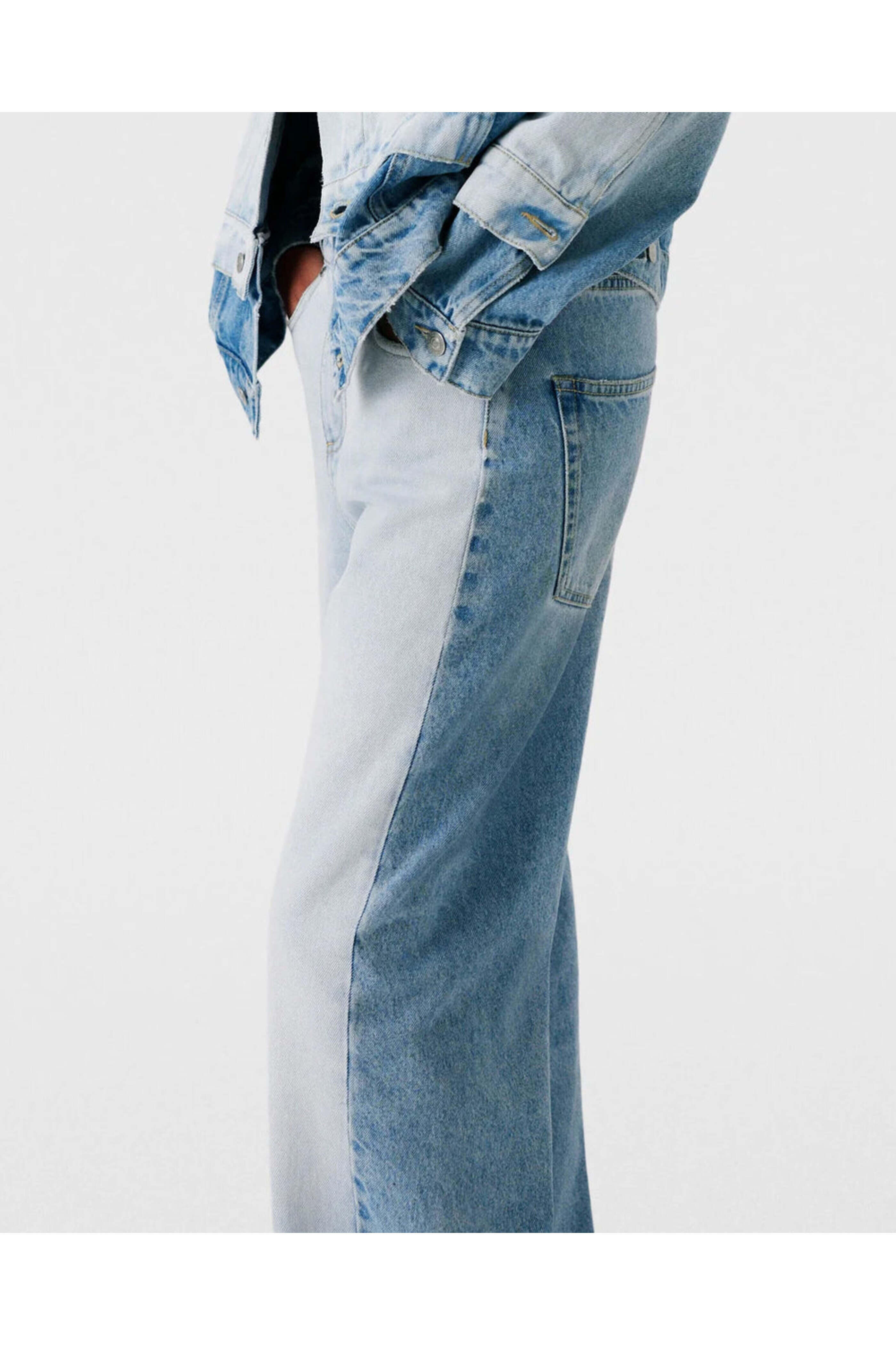 Stella McCartney - Straight Leg Jean in Two Tone