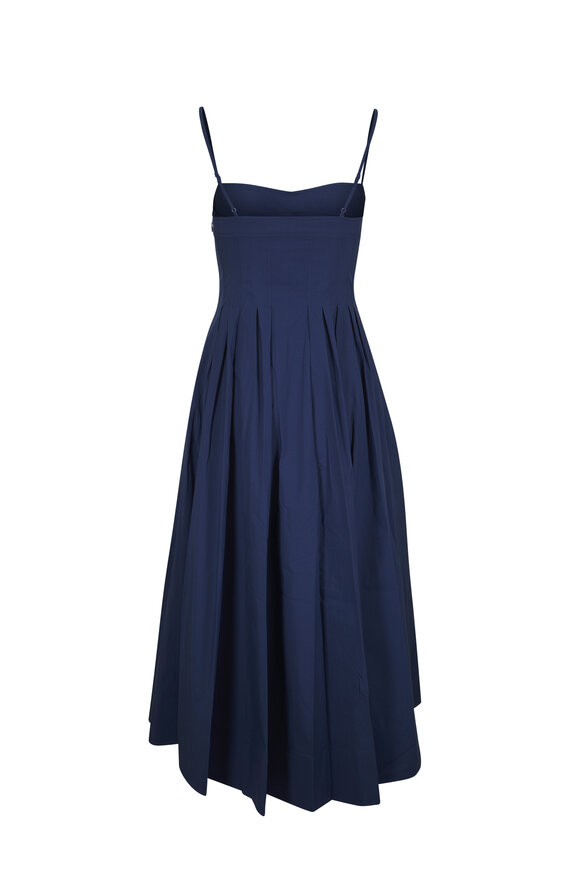 Jonathan Simkhai - Kittiya Midnight Poplin Midi Dress