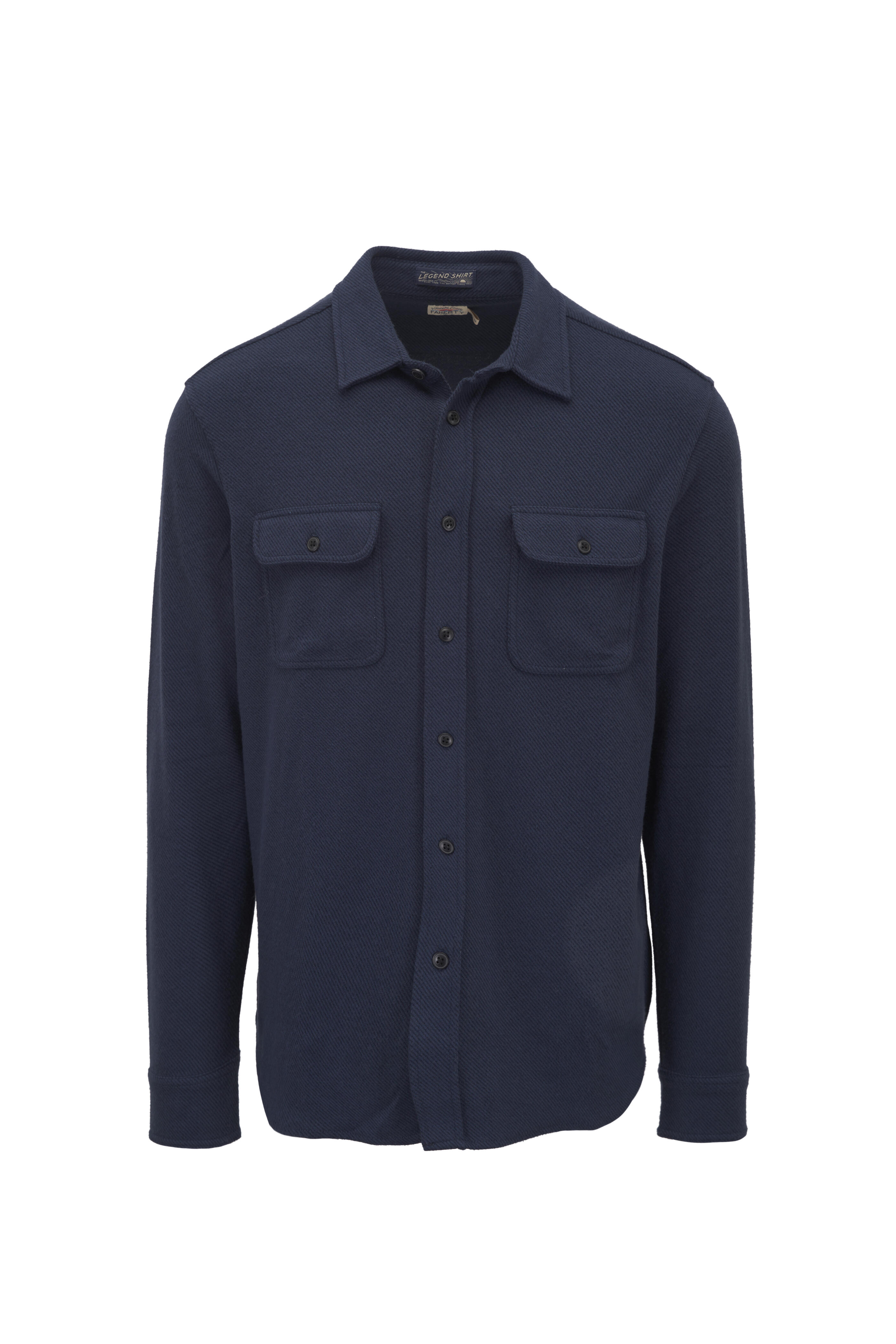 Faherty Brand - Legend™ Brighton Navy Sweater Shirt