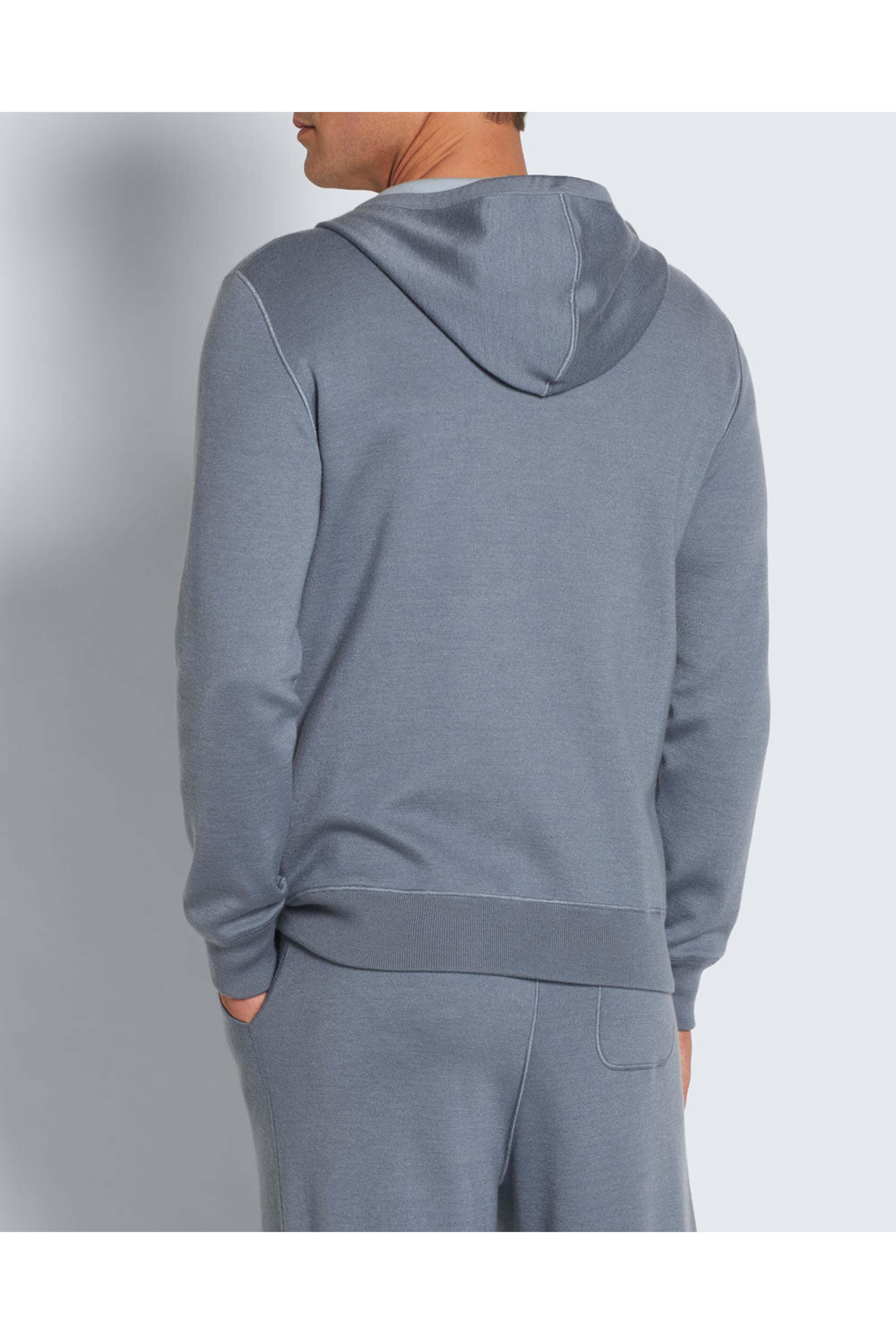 Brioni - Sky Full Zip Cashmere Silk Hoodie