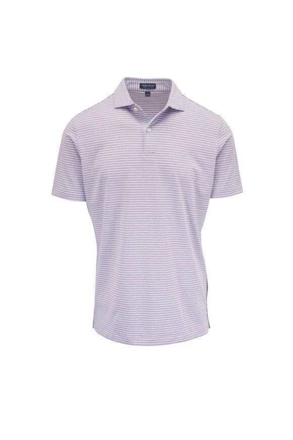 Peter Millar Alda Blue Frost Performance Jersey Polo - view 1