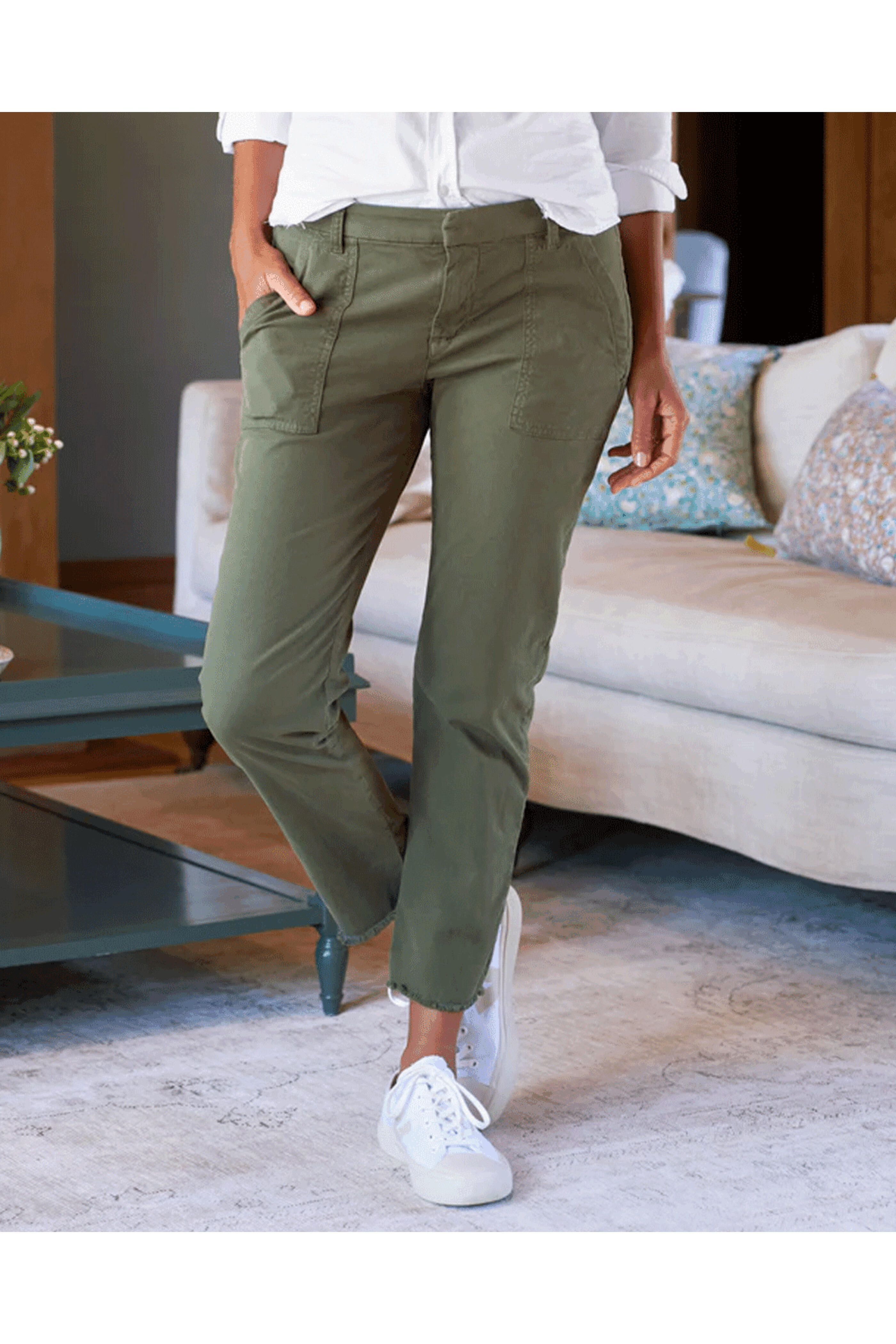 Frank & Eileen - Army Italian Utility Pant