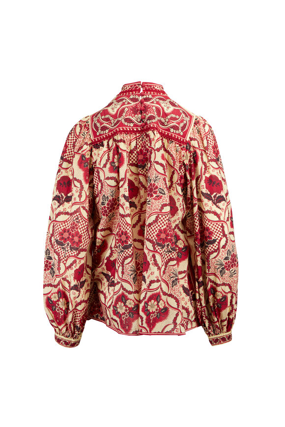 Alémais Kenny Red Floral Blouse - view 2