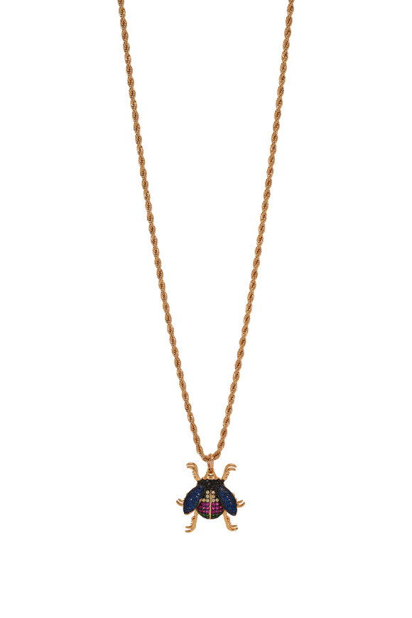 Cristina V. - Pavé CZ Fairy Bug Pendant Necklace