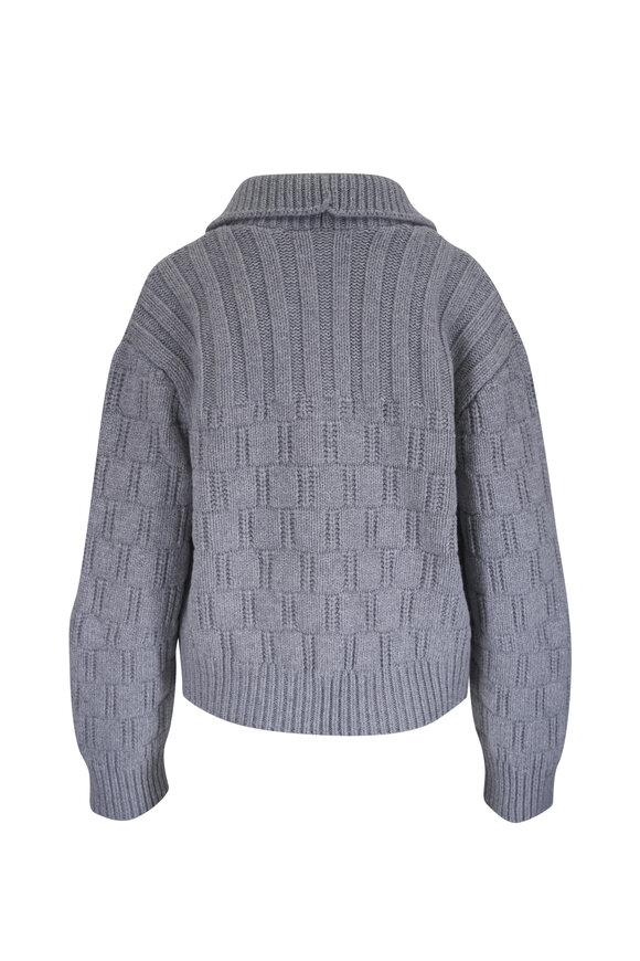 Dries Van Noten Gray Wool & Cashmere Cardigan - view 4