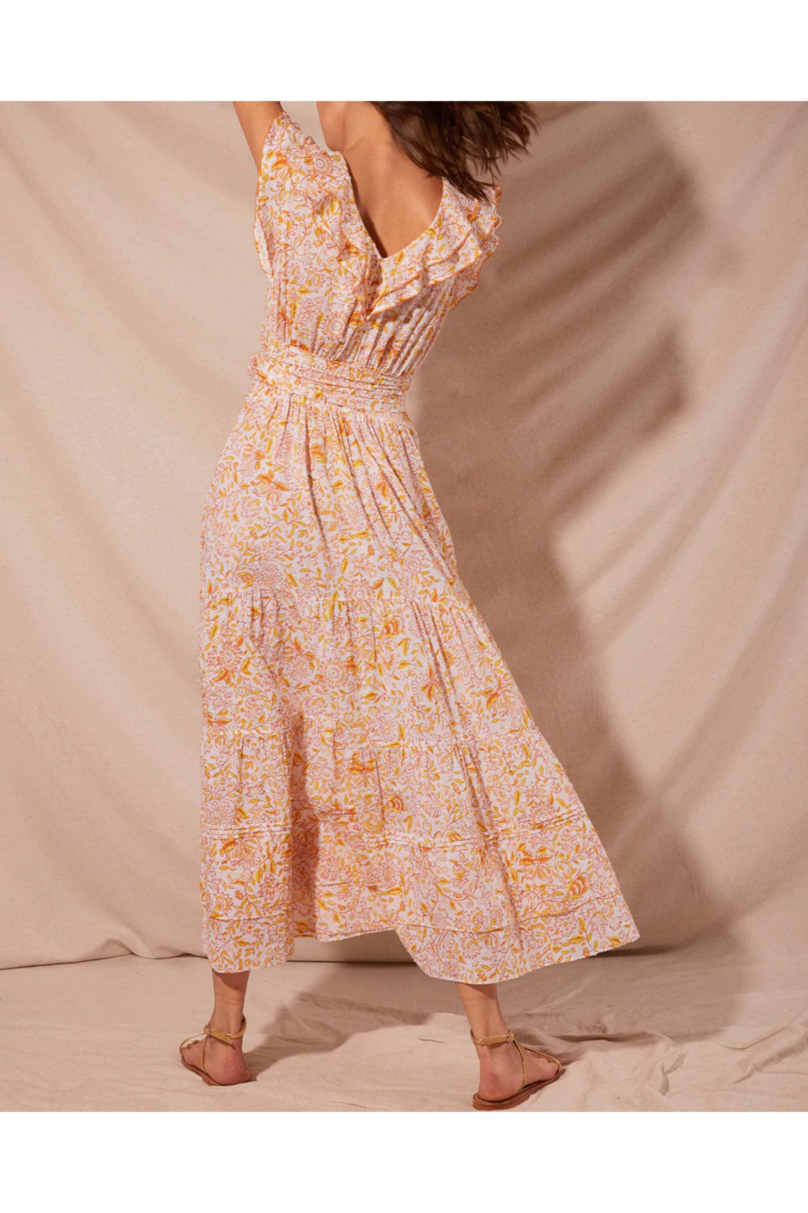 Poupette St Barth - Yellow Menton Della Maxi Dress