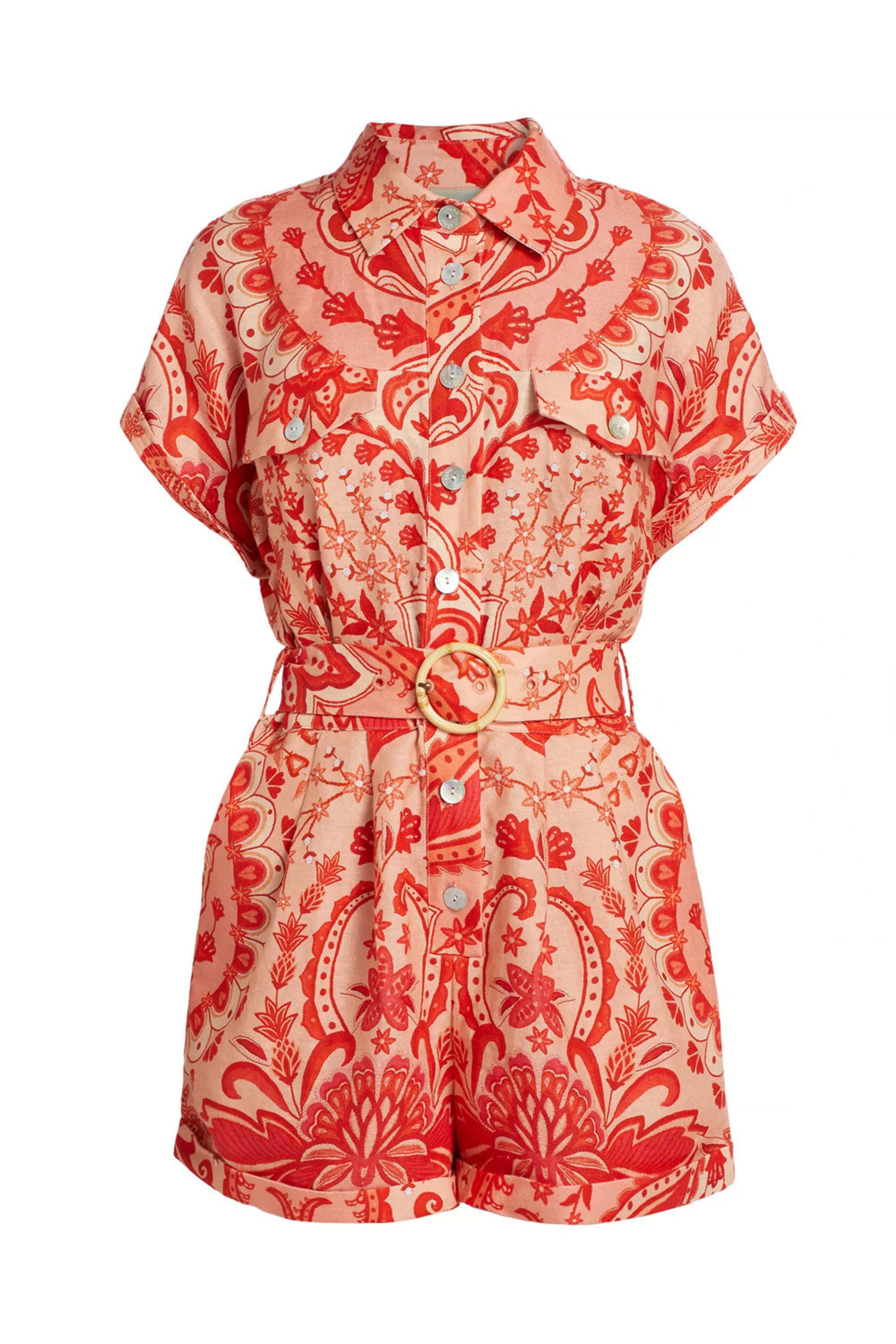 Farm Rio - Red Jaipur Romper