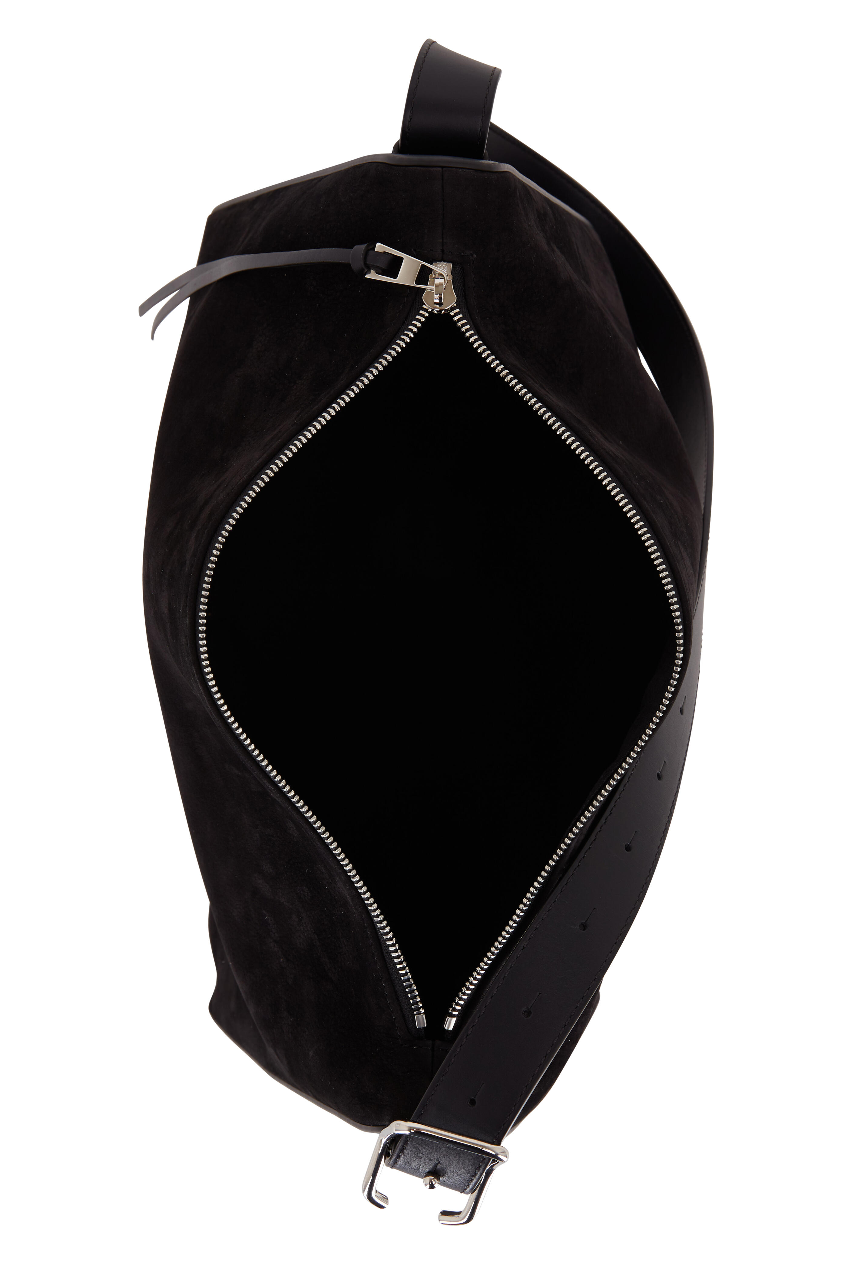 Loewe - Berlingo Black Suede Large Shoulder Bag