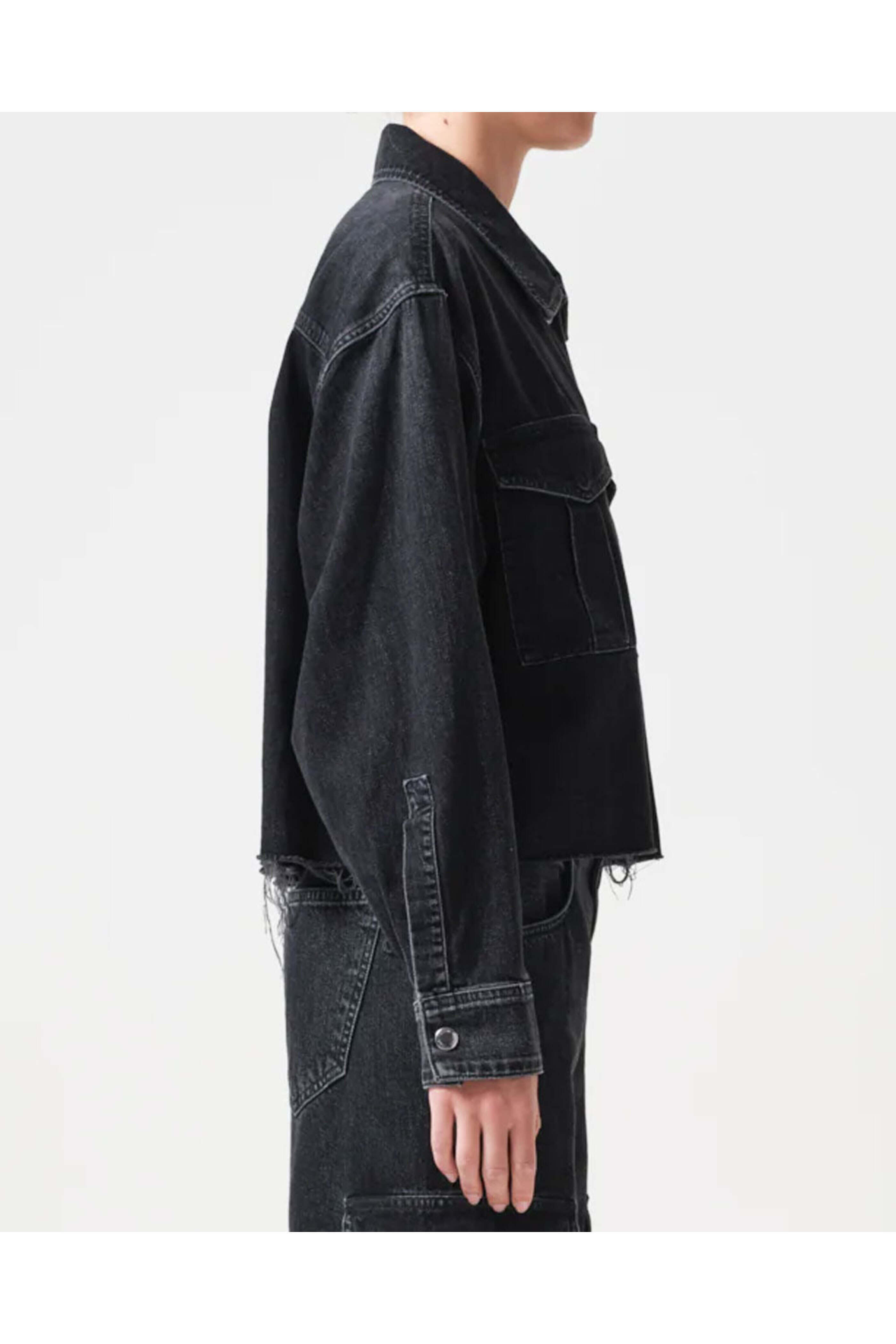 Agolde - Nyx Denim Shirt in Intense | Mitchell Stores