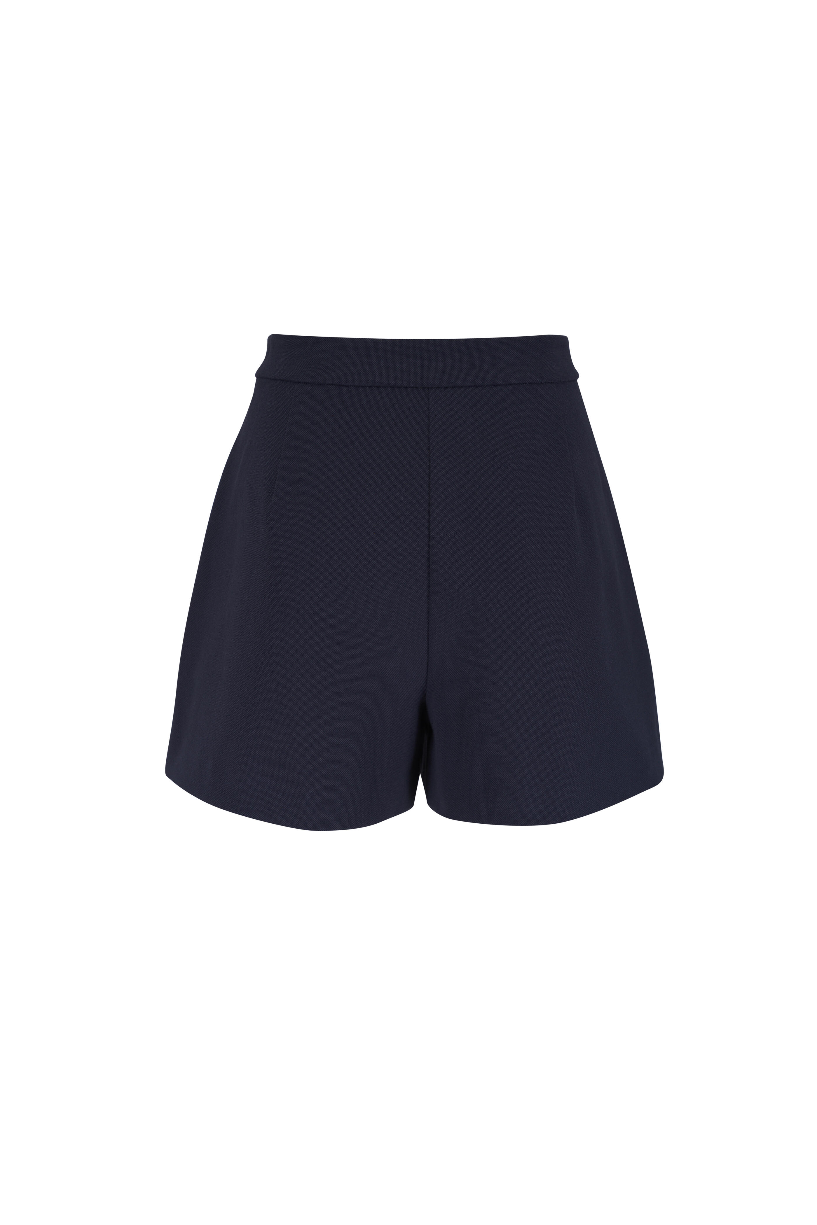 Lafayette 148 New York - Laurel Ink Cotton Pique Jersey Wide Leg Shorts - view 2