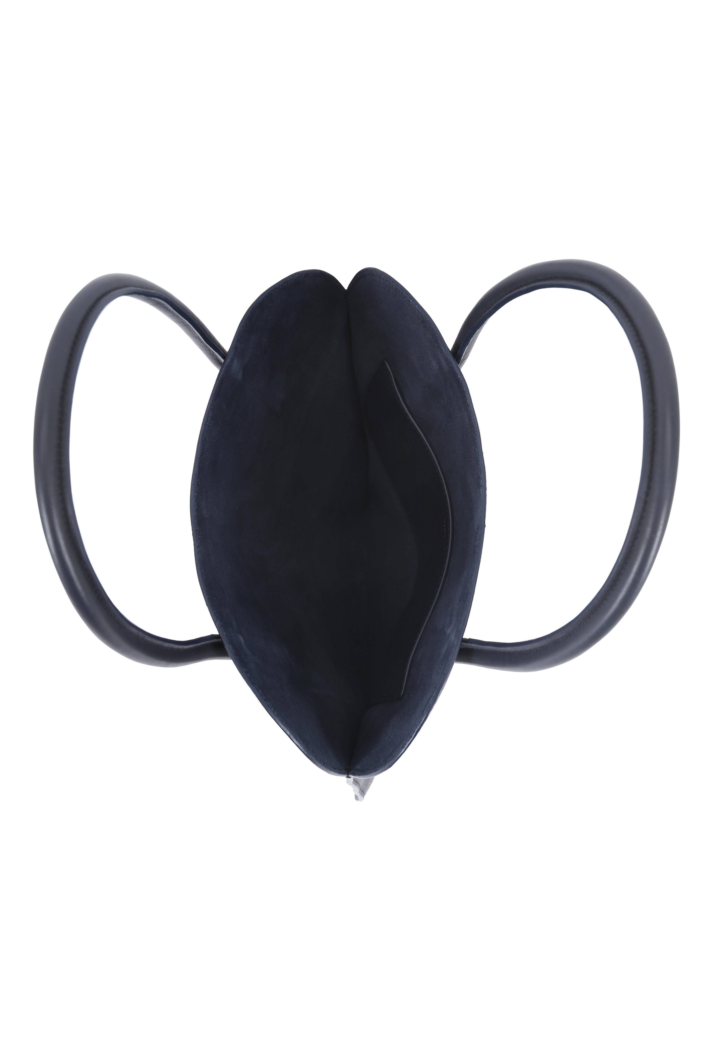 Nina Ricci - Irrisor Navy Blue Leather Flat Mini Tote
