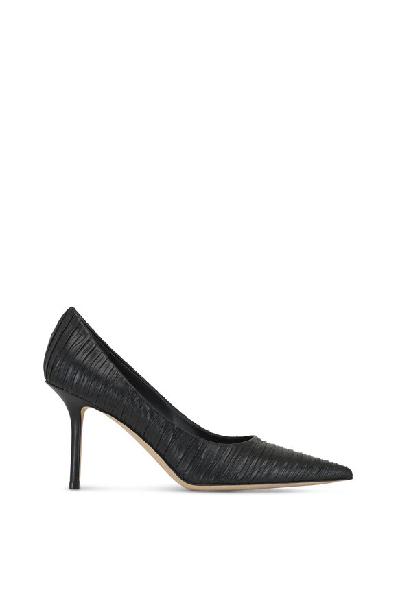 Jimmy Choo - Love Black Leather Pump, 85mm