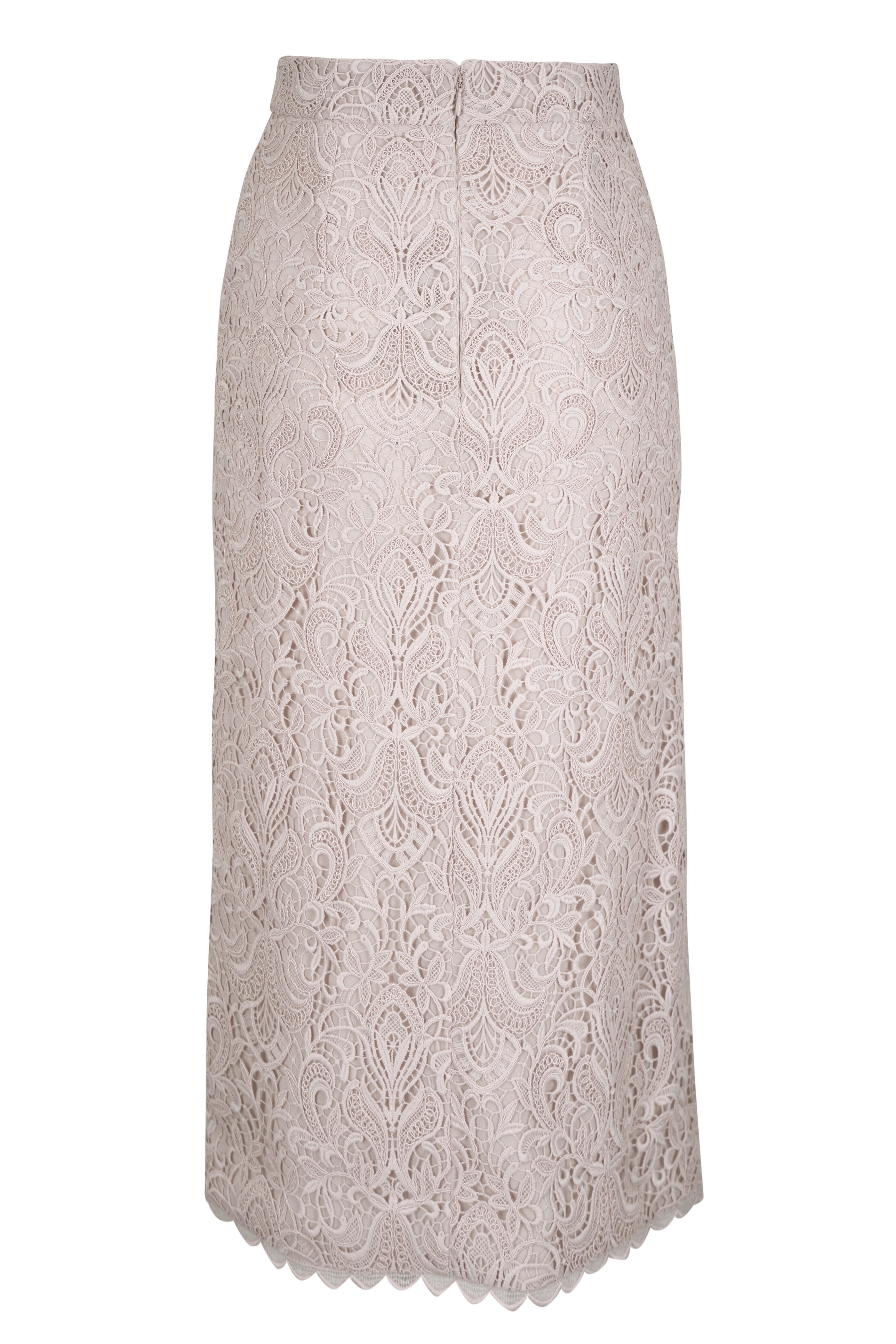 Etro - Dusty Rose Lace Midi Skirt