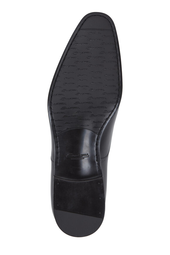 Santoni - Induct Simon Black Leather Oxford 