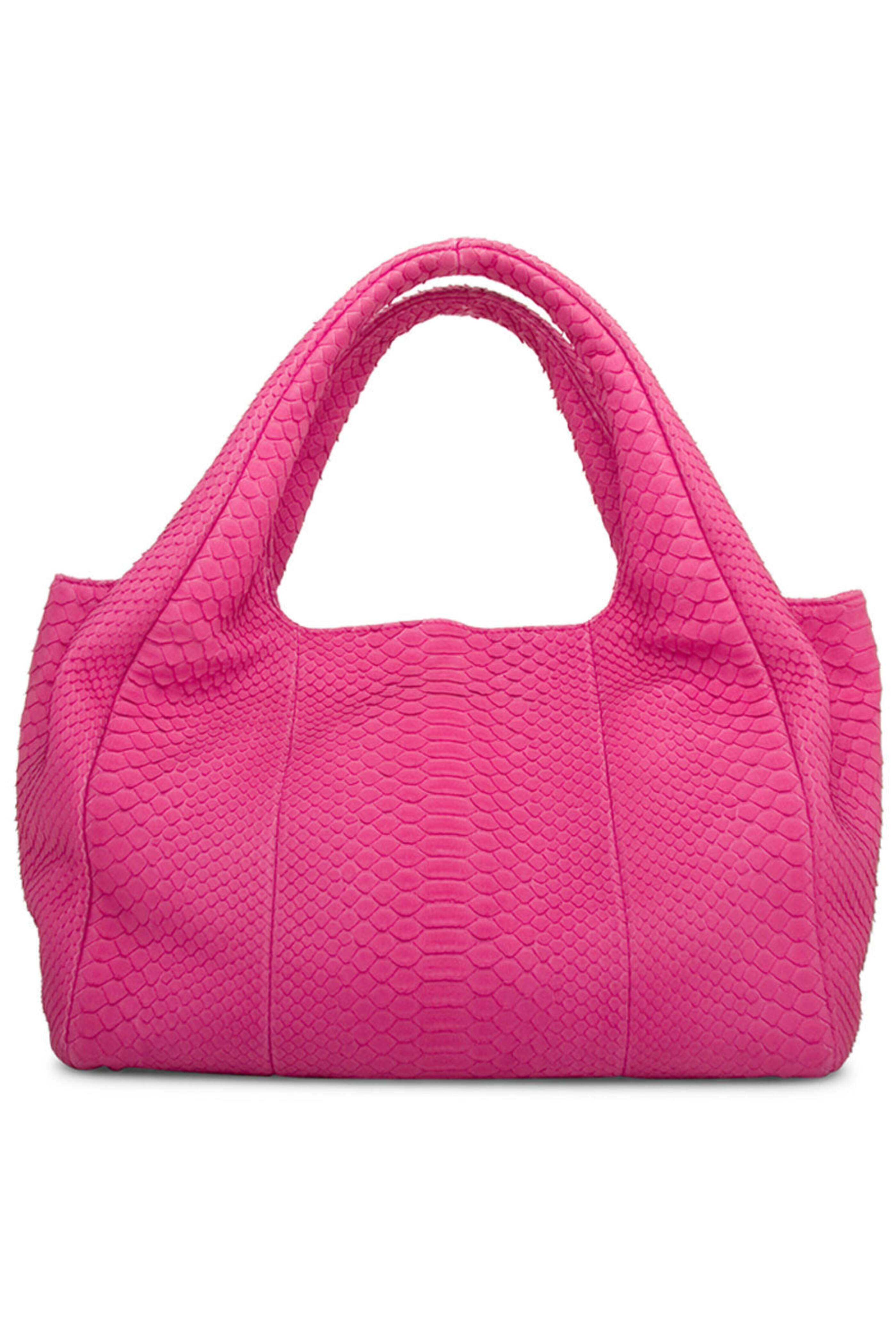 Tissa Fontaneda - Simple Matter Python Bag in Bubblegum