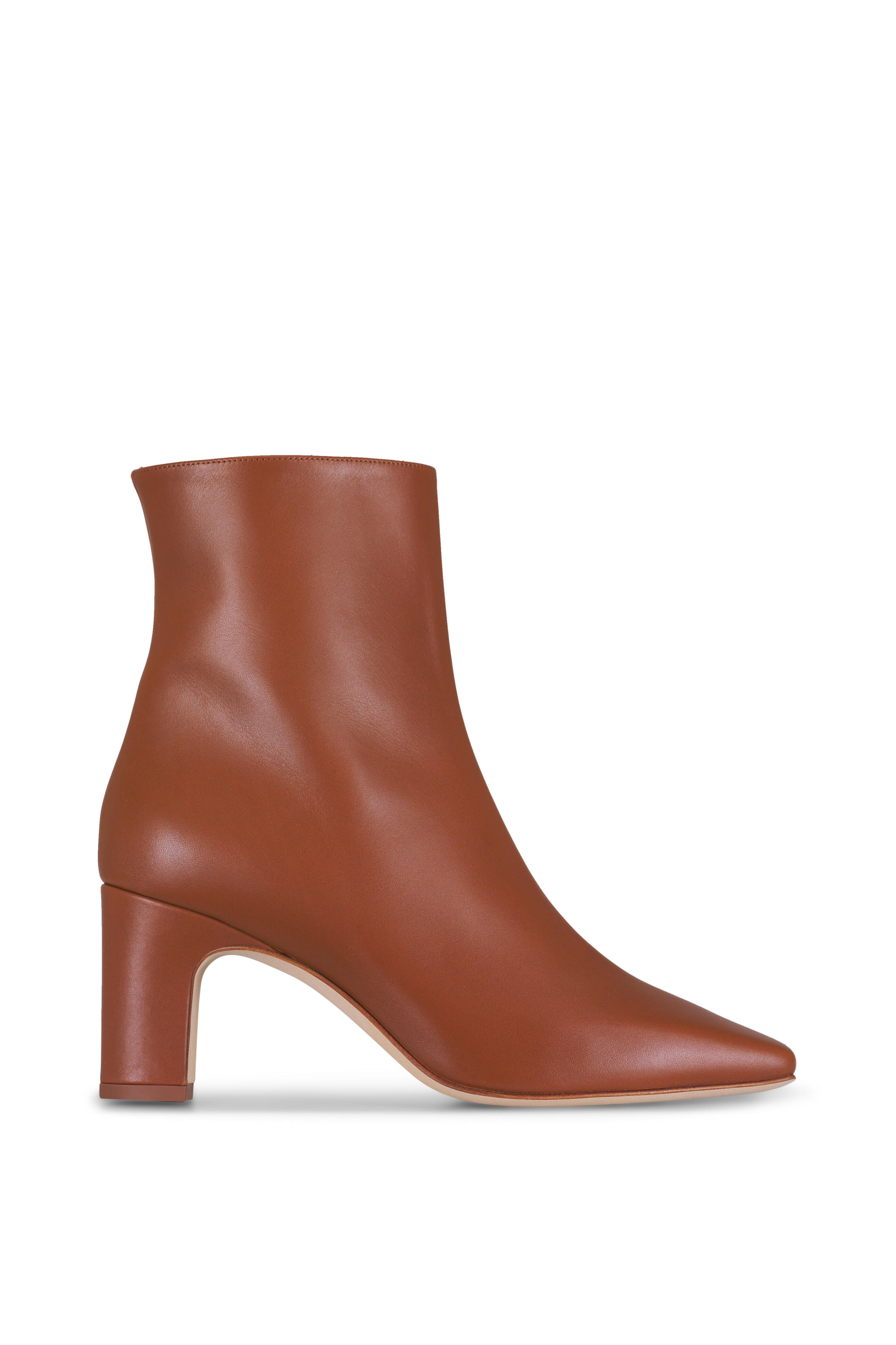 Manolo Blahnik - Ofaralo Medium Brown Leather Boot, 70mm