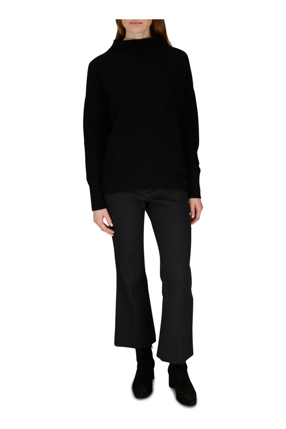 Vince Boiled Cashmere Funnel Neck Sweater  - view 2