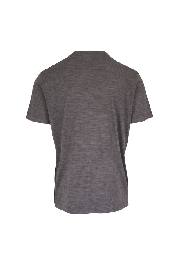 Maurizio Baldassari Light Gray Linate Wool T-Shirt - view 2