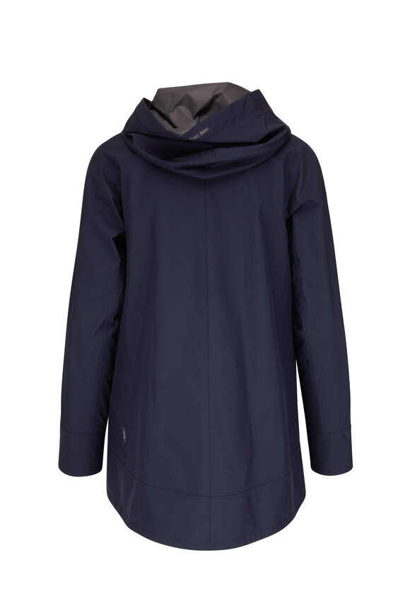 Herno - Navy Short Rain Coat