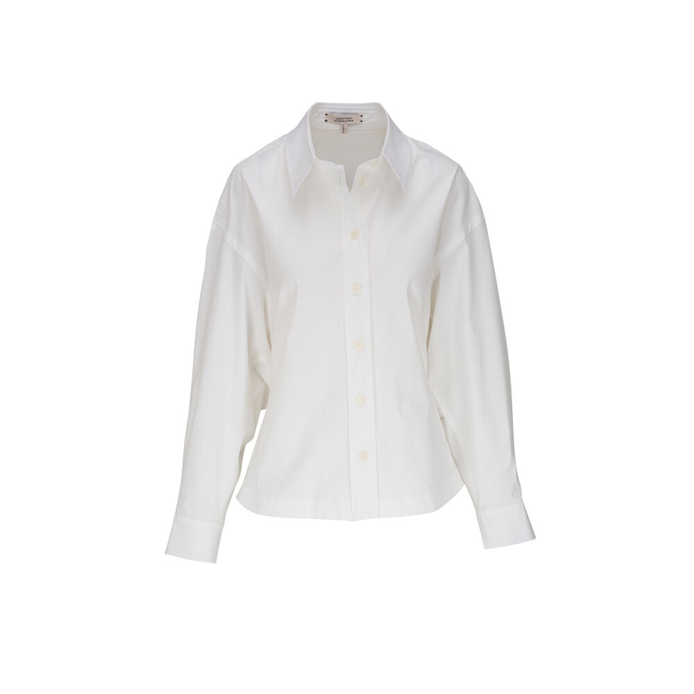 Dorothee Schumacher - Powerful Volumes White Cotton Blouse