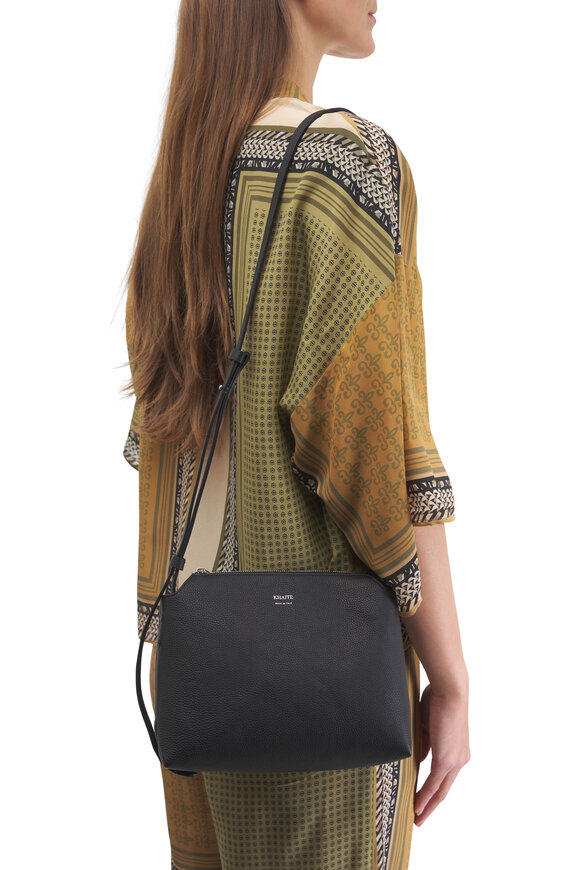 ショルダーバッグ・ポシェット KHAITE Woman Crossbody bags Black H6016914 200 Audrey Crossbody Bag in Black Nappa Leather – KHAITE
