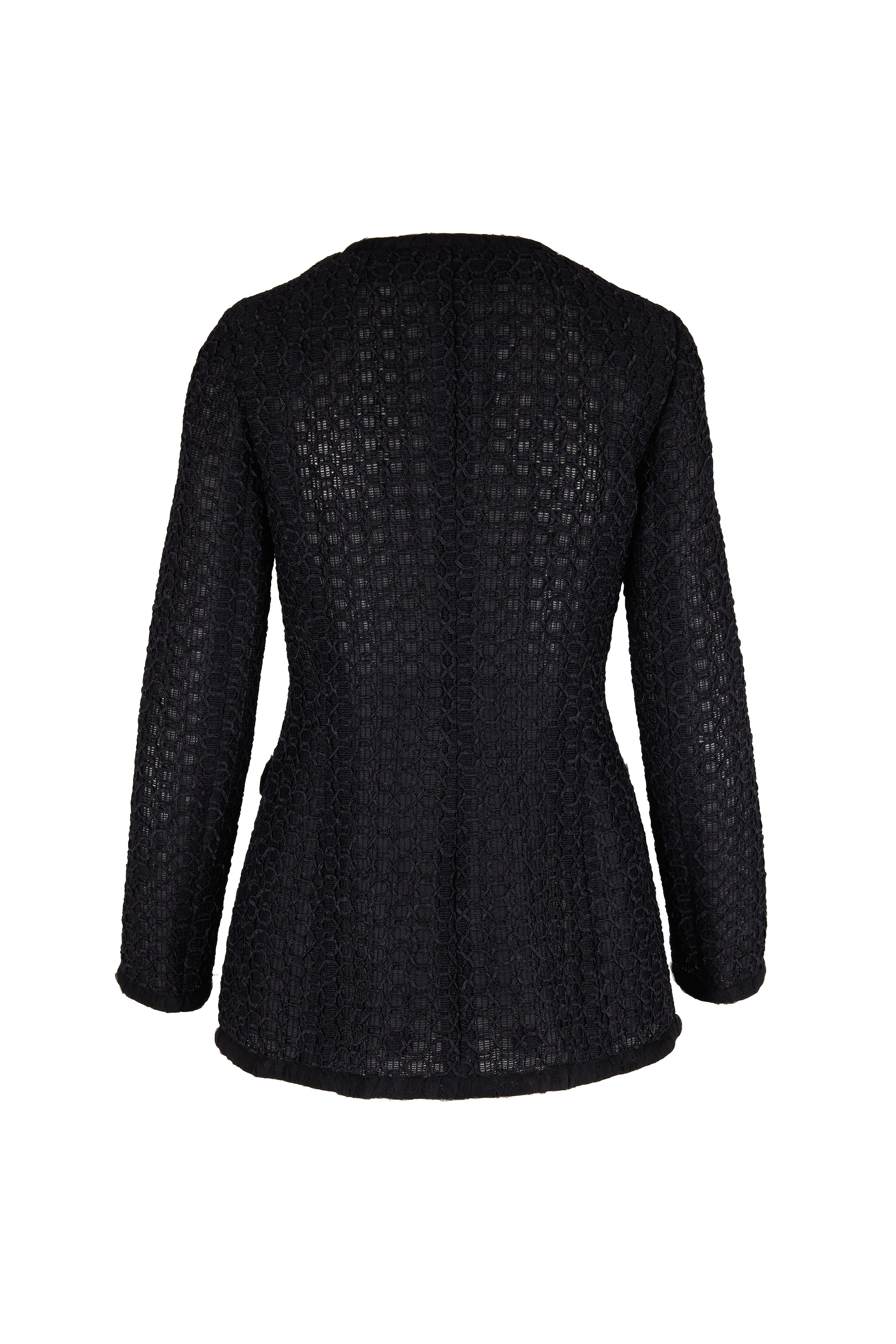 Dolce & Gabbana - Black Tweed Jacket