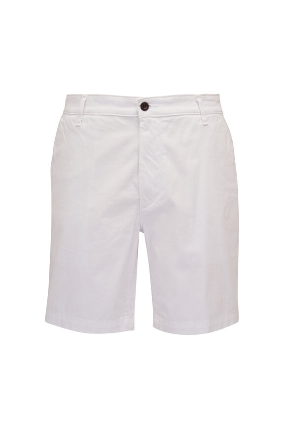 AG Wanderer White Slim Fit Shorts