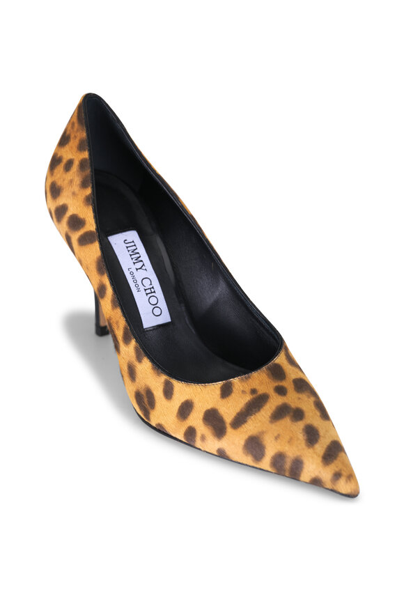 Jimmy Choo Love Animal Print Pony Hair Pump, 85mm - view 1