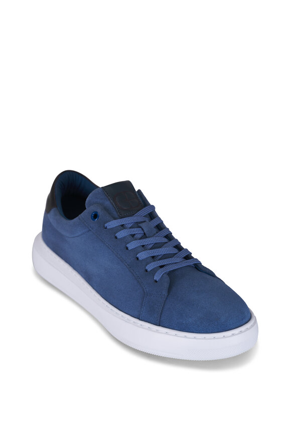 G Brown - Puff Blue Suede Sneaker