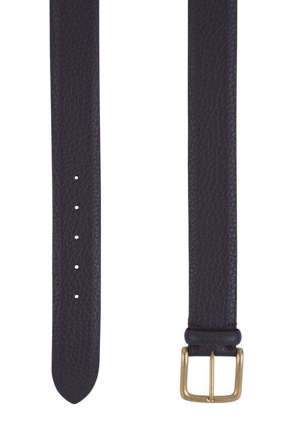 Anderson's Dark Brown Leather Belt - view 2